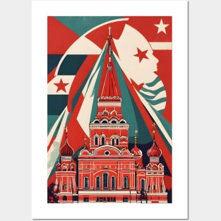 Soviet union Moscow art Posters and Art